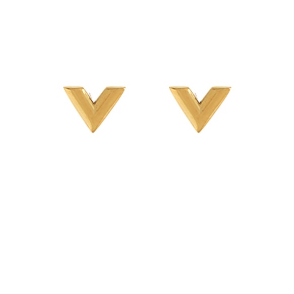 Inintial Stud Earrings - Picture 1 of 1